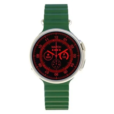 Ultra Evo Smart Watch 1.51" Wide Touch Screen - Green Strap